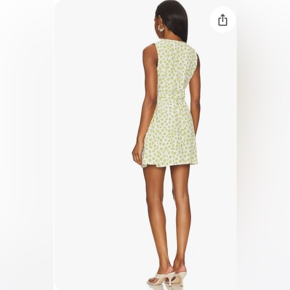 Faithful the Brand Penne Leilani navy and white floral print mini dress sz 8 - Picture 8 of 9